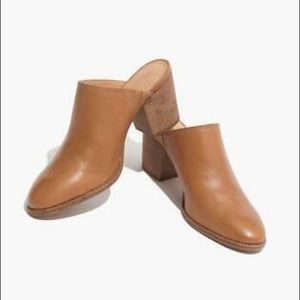 Madewell Harper Leather Amber Mule